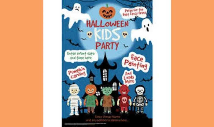 Poster Halloween xác sống kinh hoàng