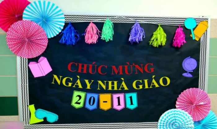 Trang trí bảng đơn giản mà đẹp mắt
