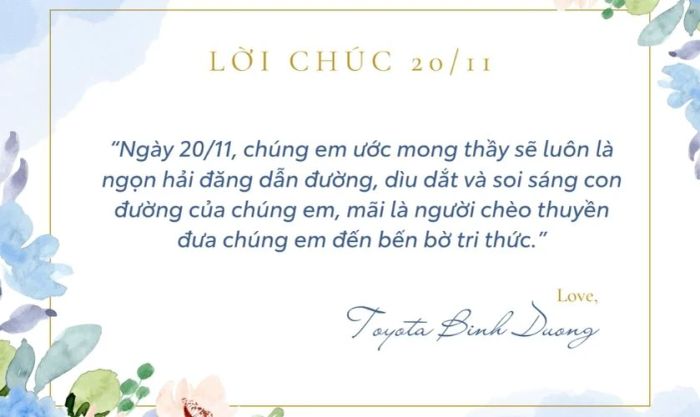 Ảnh đẹp kèm theo lời chúc ý nghĩa nhân ngày Nhà giáo Việt Nam
