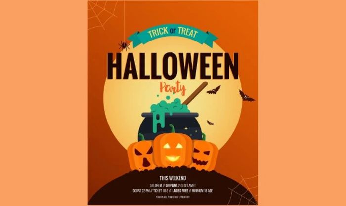 Kích thước phổ biến của poster Halloween