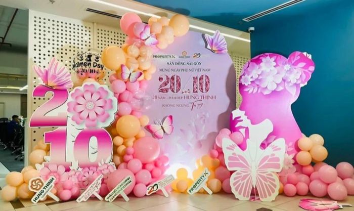 Gợi ý cách trang trí kết hợp bong bóng đẹp và dễ thương