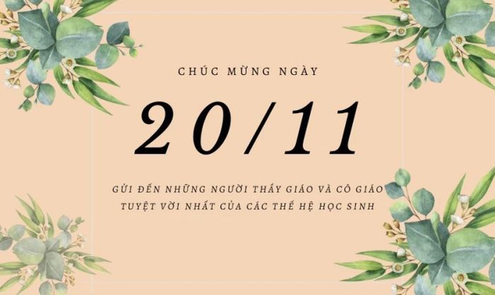Phông chữ Libre Baskerville mang lại vẻ cổ điển cho ngày Nhà giáo Việt Nam