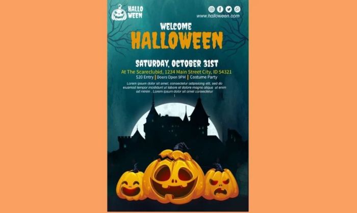 Poster Halloween có tác dụng gì?