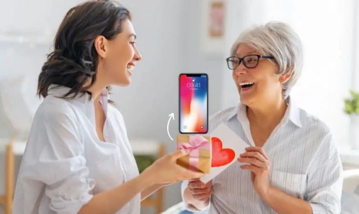 Tặng mẹ chồng điện thoại làm quà 20/10