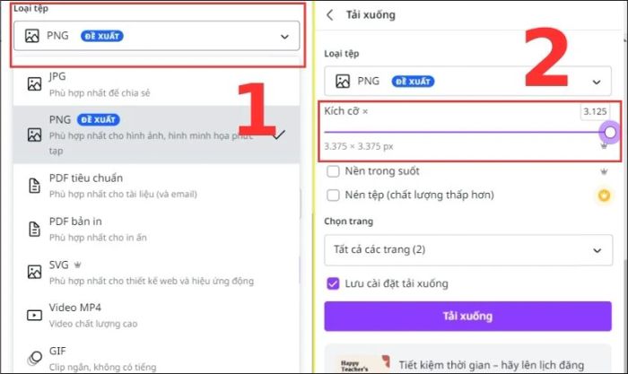 Thực hiện các bước tạo phông chữ đẹp