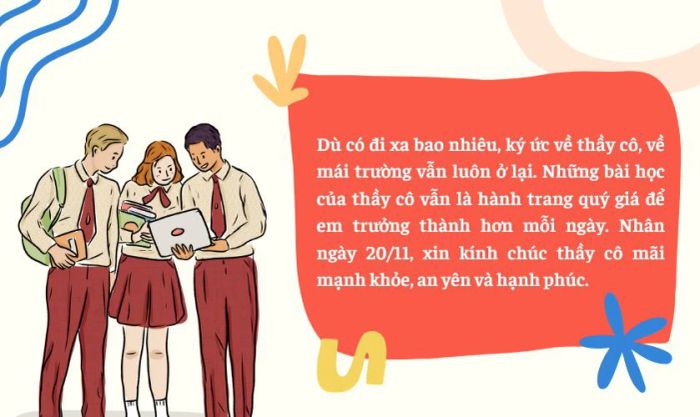 STT 20/11 dành tặng thầy cô cũ