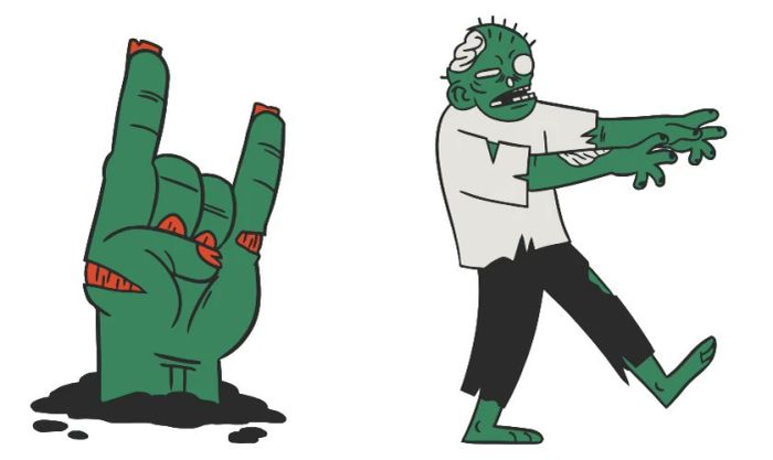 Sticker Halloween kinh dị