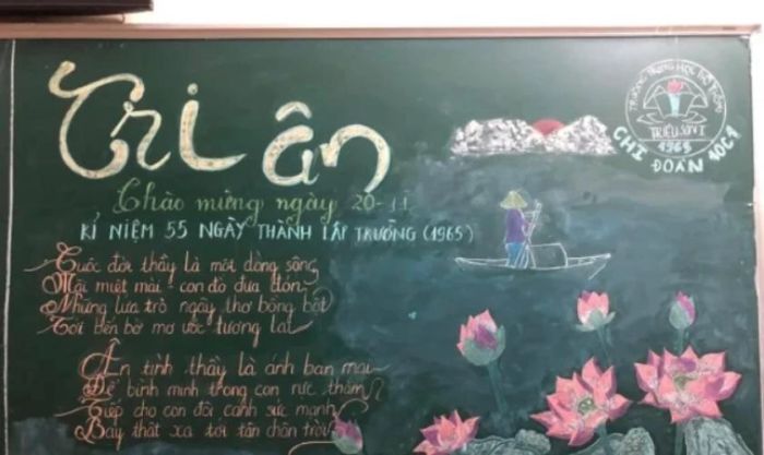 Trang trí tặng thầy cô dễ thực hiện