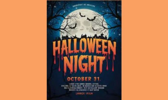 Poster Halloween ma quái, ám ảnh