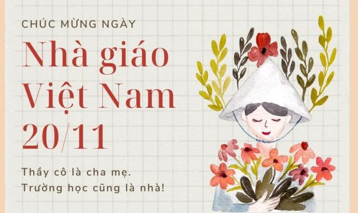 Phông chữ Noto Serif Display tạo nét trang nhã cho ngày Nhà giáo Việt Nam
