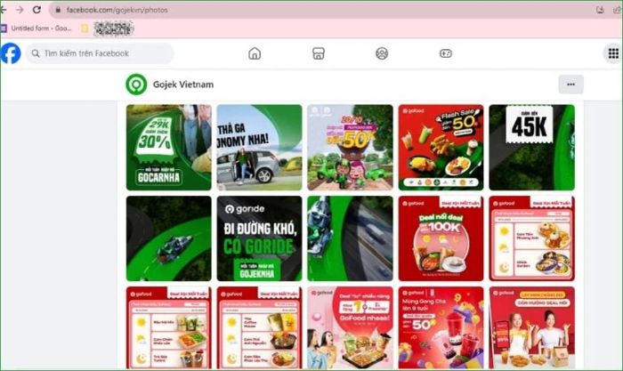 Trang dành cho việc theo dõi và thực hiện các cách săn mã giảm giá trên Gojek.