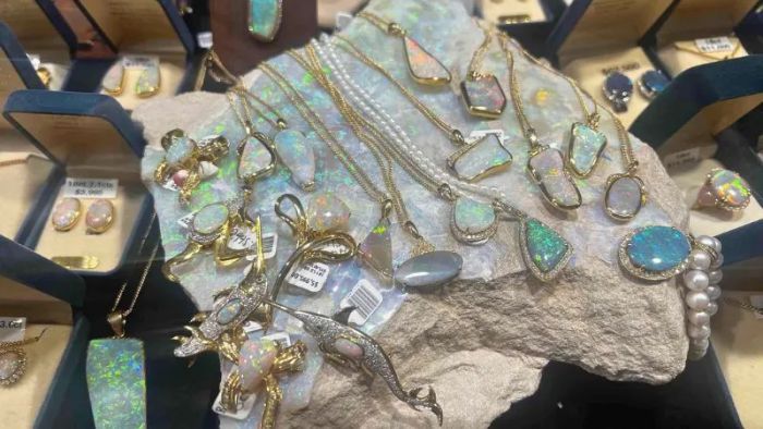 Jewelry made from Opal is quite famous in Australia