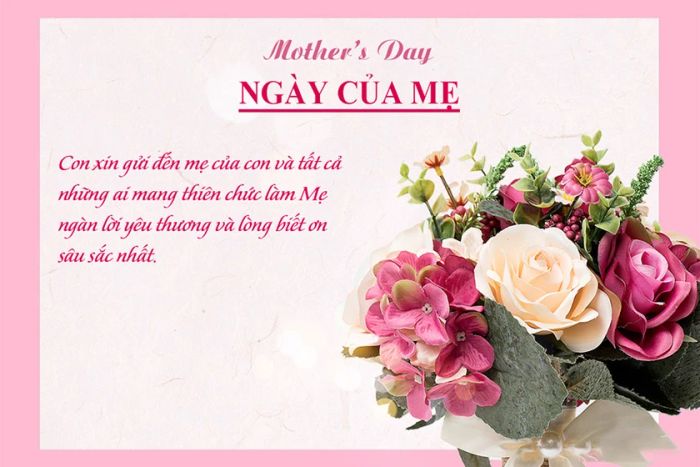 Mừng ngày Mother’s Day với những lời chúc thể hiện lòng biết ơn sâu sắc
