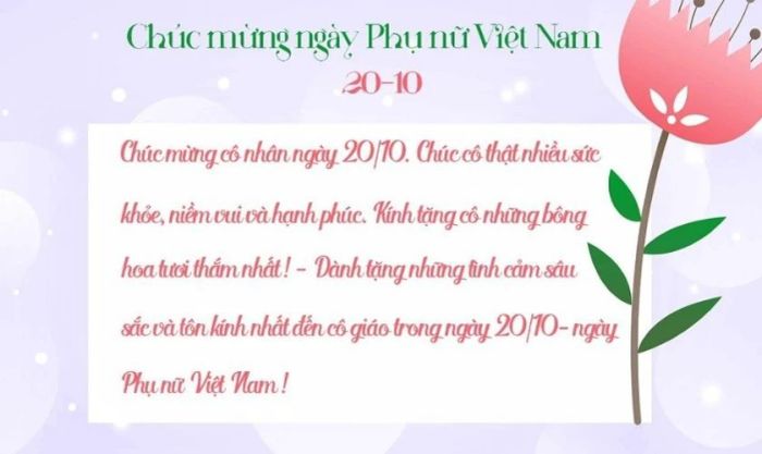 Mẫu thiệp dành tặng cô em xinh đẹp