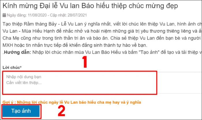 Cách làm thiệp Vu Lan báo hiếu tại nhà bước 4