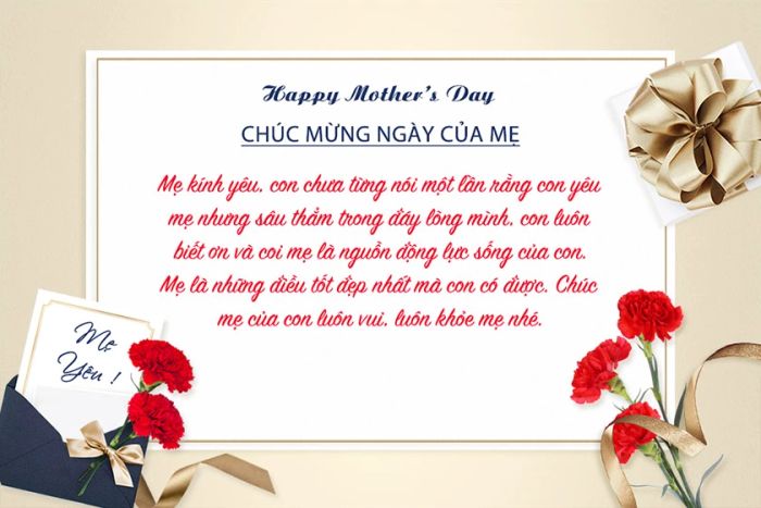 Thiệp mừng với những lời chúc đầy ý nghĩa