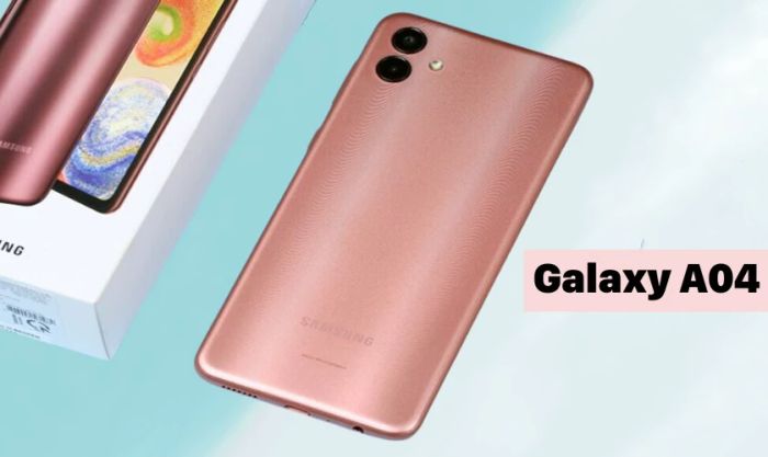 Samsung Galaxy A04 - Điện thoại giá rẻ, lý tưởng cho học sinh