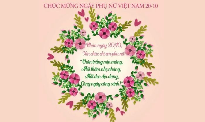 Mẫu thiệp màu hồng dành tặng đồng nghiệp nữ