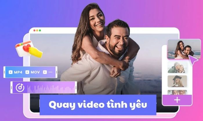 Tự tay quay video kỷ niệm tình yêu lãng mạn