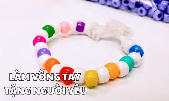 Hướng dẫn làm vòng tay chuỗi hạt tặng bạn trai
