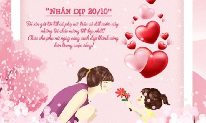 Mẫu thiệp dành tặng mẹ yêu