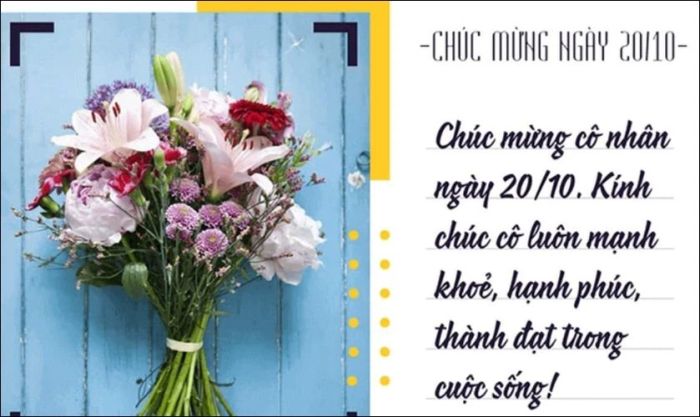 Những lời chúc từ học sinh dành tặng cô giáo