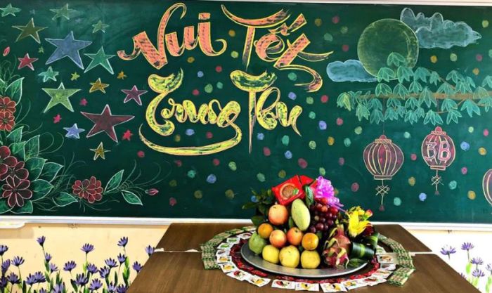 Tại sao nên trang trí bảng Trung thu?