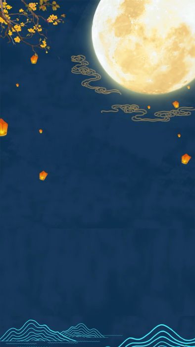 Hình nền ánh trăng rằm đêm Trung thu