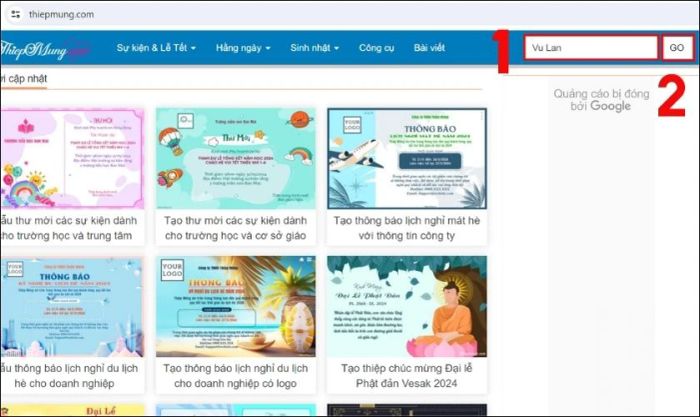 Cách làm thiệp Vu Lan báo hiếu tại nhà bước 2