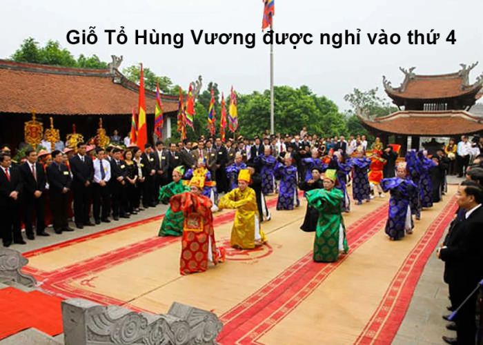 Ngày Giỗ Tổ Hùng Vương được nghỉ một ngày