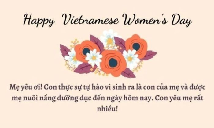 Mẫu thiệp đẹp nhất dành tặng mẹ