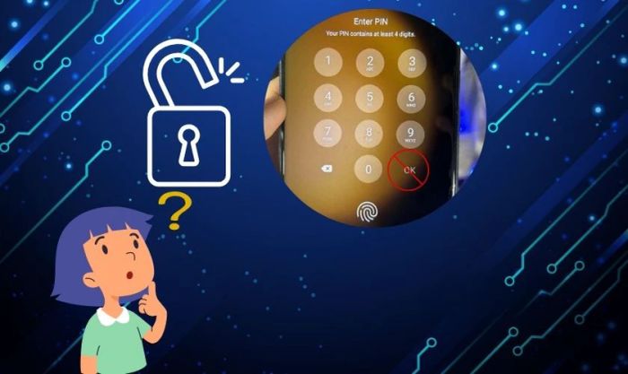 Có nên thiết lập nhập mật khẩu không cần nhấn OK trên Samsung không?