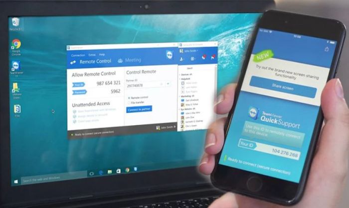Bật máy tính từ xa bằng Teamviewer có an toàn không