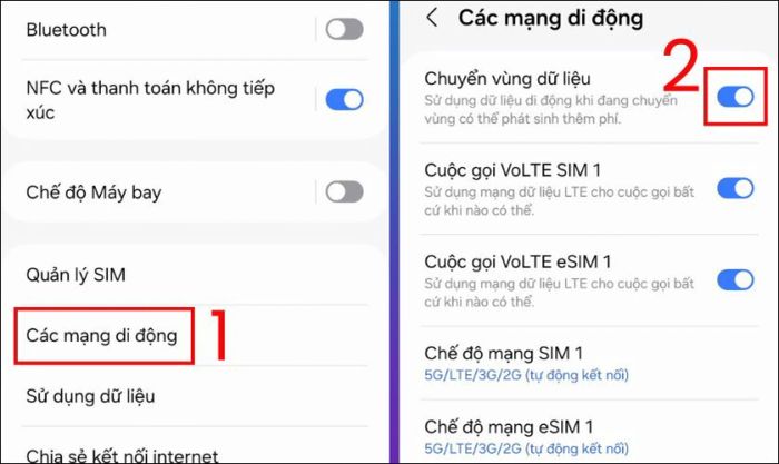 Hướng dẫn kích hoạt eSIM du lịch quốc tế trên Samsung