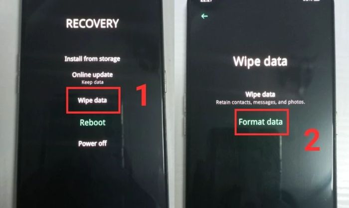 hướng dẫn reset mật khẩu OPPO