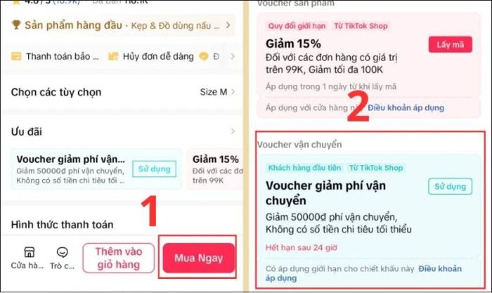 Nhận mã giảm giá TikTok Shop cho đơn hàng đầu tiên