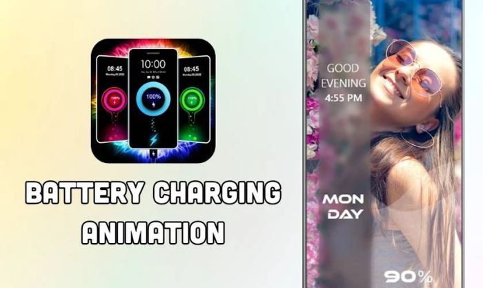 Tạo hiệu ứng sạc pin bằng Battery Charging Animation