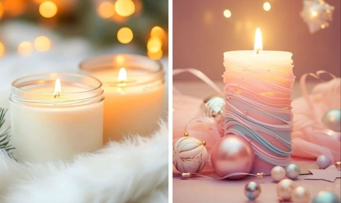 Hình nền đẹp với nến và ánh sáng HD