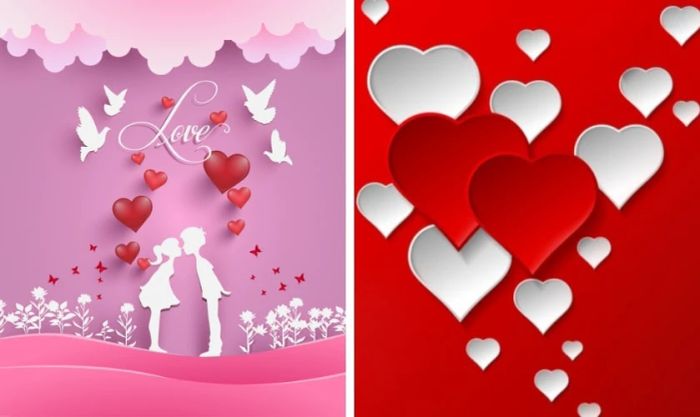 Hình nền Zalo Valentine