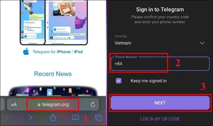 Hướng dẫn cách hiển thị lại nhóm chat Telegram đã bị chặn trên iPhone