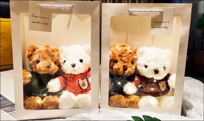 Gấu bông - món quà Valentine siêu đáng yêu dành tặng crush nữ