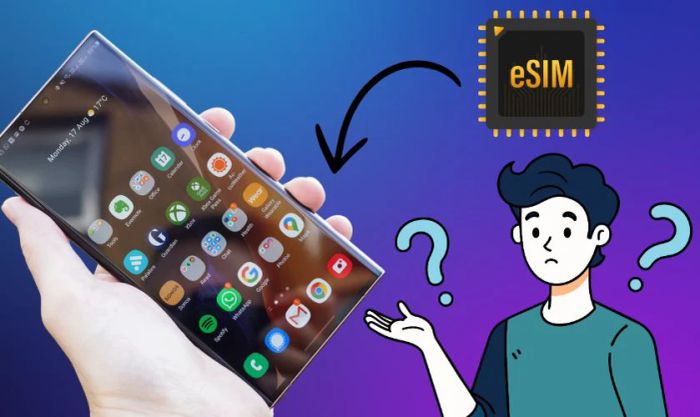 eSIM trên Samsung có nghĩa là gì?