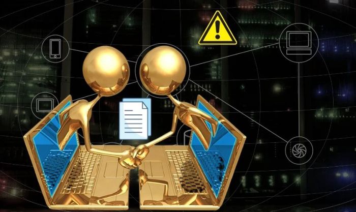 Lưu ý khi chia sẻ dữ liệu giữa hai máy tính