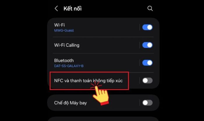 Hướng dẫn nhanh cách bật/tắt NFC trên Samsung