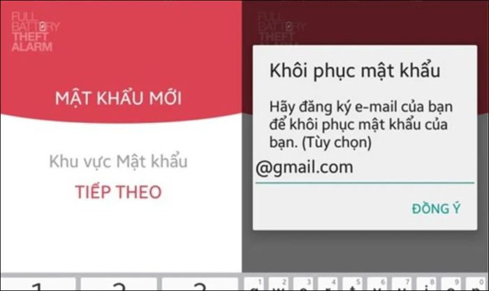 Kích hoạt chế độ bảo vệ chống trộm (Anti-Theft Alarm) nếu bạn muốn.