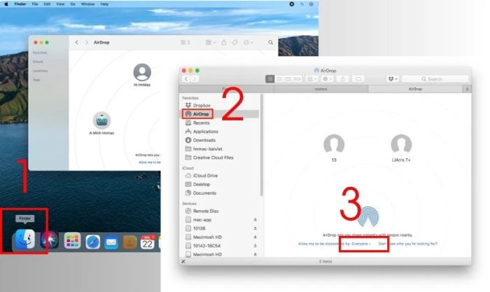 Phương pháp chia sẻ dữ liệu giữa hai máy tính MacBook