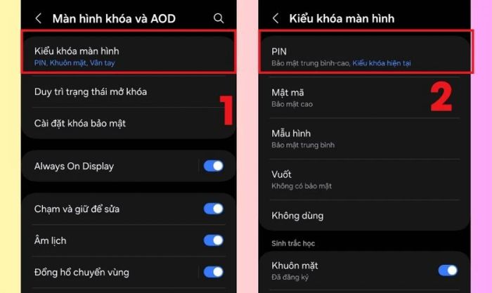 Hướng dẫn nhập mật khẩu Samsung không cần bấm OK đơn giản