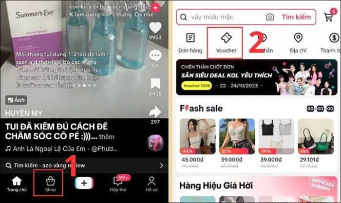 Nhận mã giảm giá TikTok tại Trung tâm Voucher