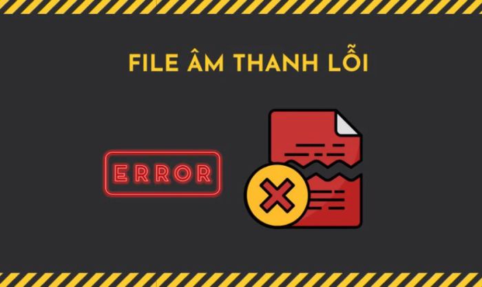 Lỗi từ file nhạc là một trong những nguyên nhân thường gặp khiến loa phát ra âm thanh rè.