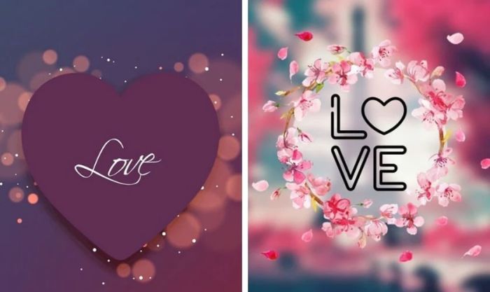 Hình nền Valentine đẹp nhất với chữ Love đẹp